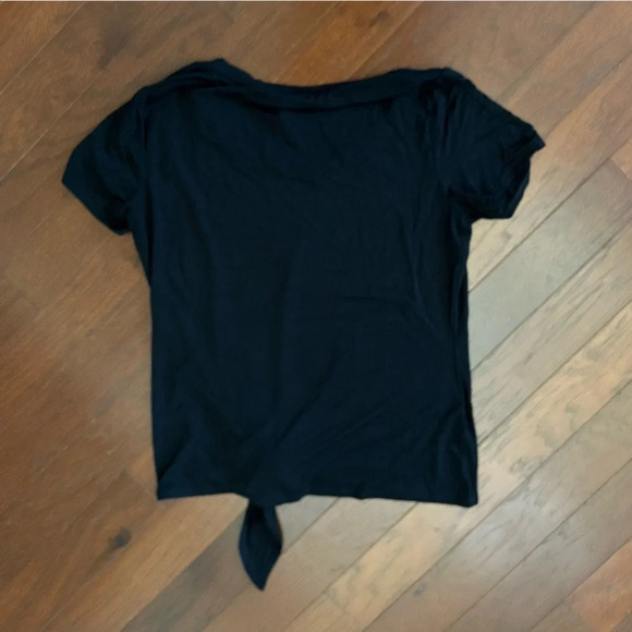 Matty M black tie knot front t shirts size S like new condition - Picture 5 of 5